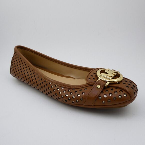 Michael Kors Brown Ballet Flats Leather Women's US:8 - Picture 1 of 7